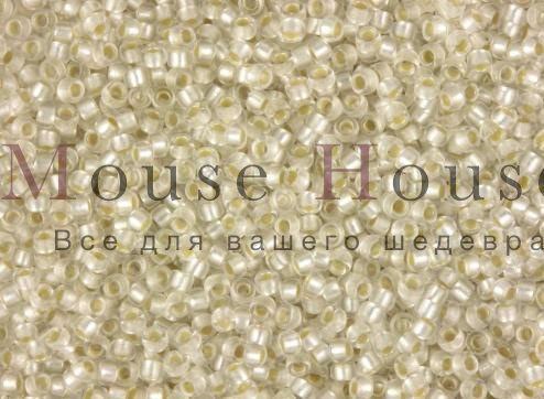 картинка TOHO Круглый - 11/0 (Silver-Lined Frosted Crystal, 21F) от интернет-магазина Mouse House