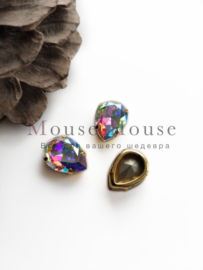 картинка Капля 13x18 - Crystal AB от интернет-магазина Mouse House